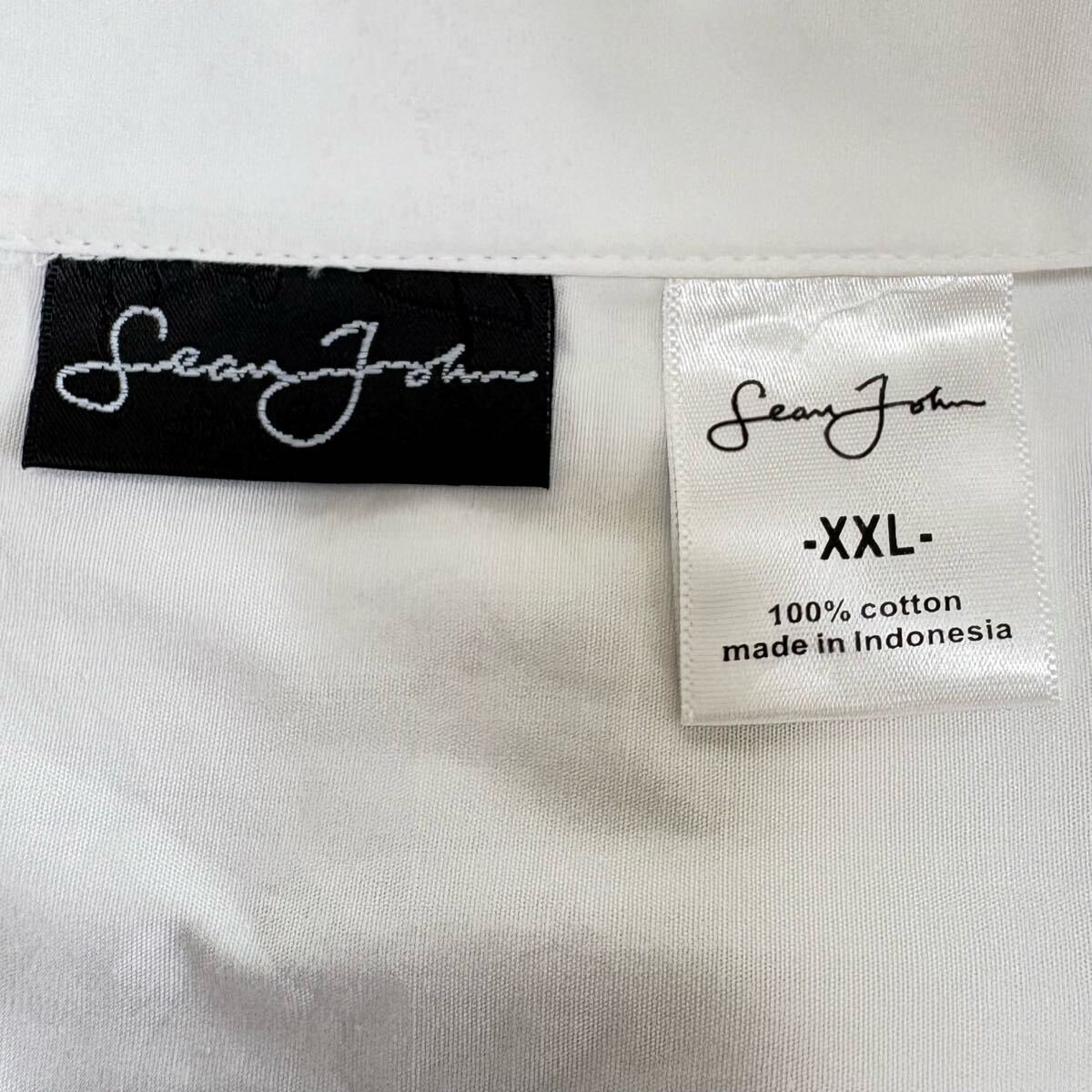 Sean John ショーンジョン 喧嘩上等 刺繍 長袖シャツ XXLサイズ_画像10