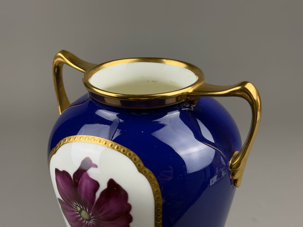 Noritake ノリタケ 耳付花瓶 金彩 オールドノリタケ 飾花瓶 Noritake ノリタケ 耳付花瓶 金彩 オールドノリタケ 飾花瓶