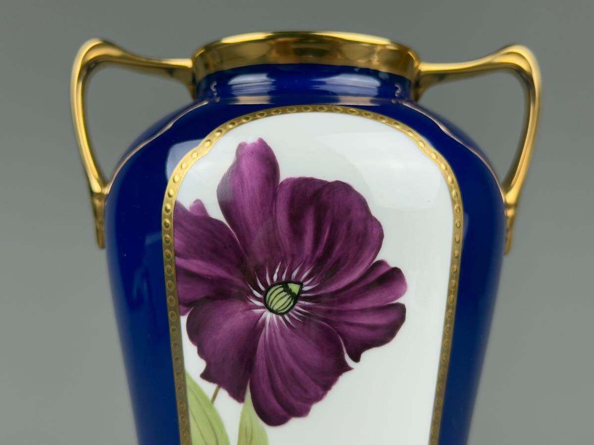 Noritake ノリタケ 耳付花瓶 金彩 オールドノリタケ 飾花瓶 Noritake ノリタケ 耳付花瓶 金彩 オールドノリタケ 飾花瓶