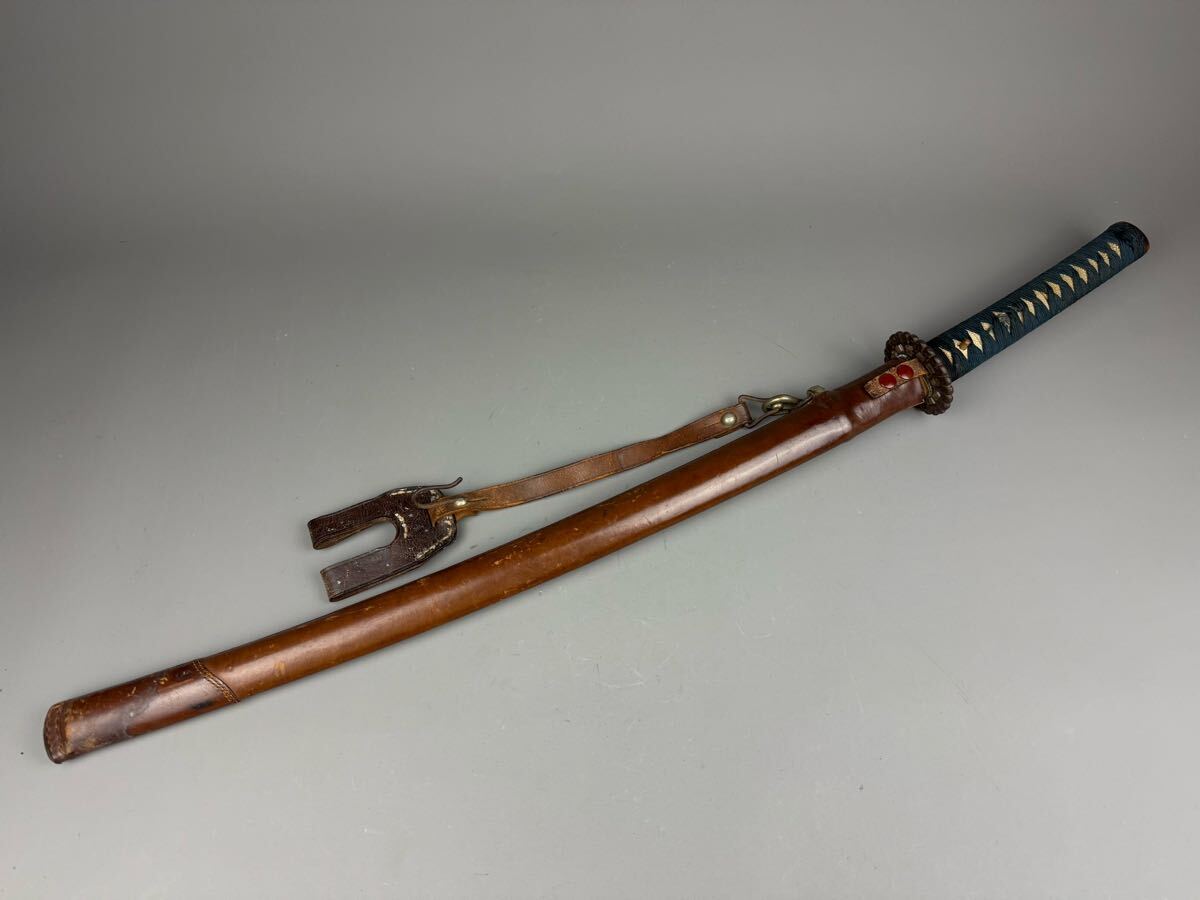 軍刀拵 外装 刀装具 旧日本軍 武具 日本刀 軍刀 骨董 古美術 革 軍刀拵 外装 刀装具 旧日本軍 武具 日本刀 軍刀 骨董 古美術 革