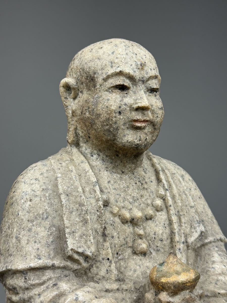 仏教美術 道祖神 地蔵菩薩 石仏 高さ24cm 仏像 時代物 石像 仏教美術 道祖神 地蔵菩薩 石仏 高さ24cm 仏像 時代物 石像