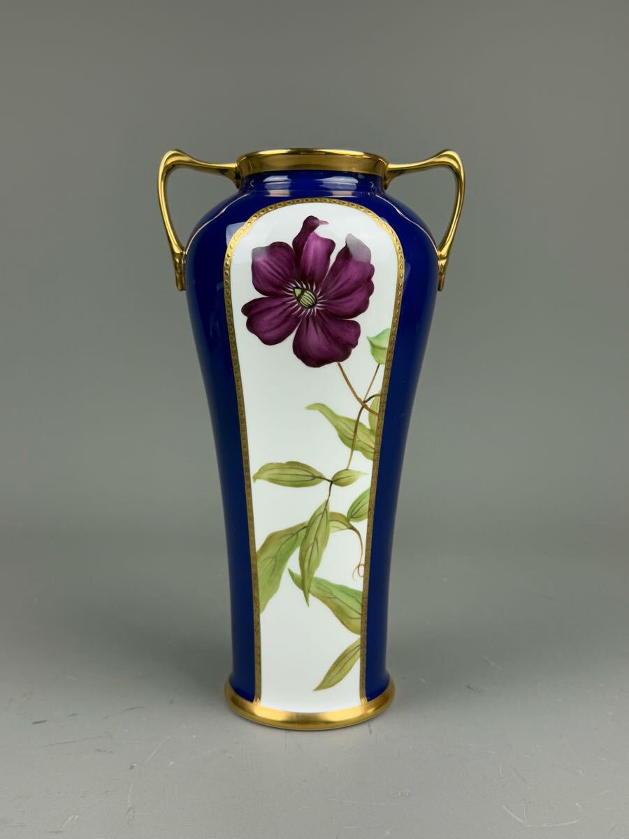 Noritake ノリタケ 耳付花瓶 金彩 オールドノリタケ 飾花瓶 Noritake ノリタケ 耳付花瓶 金彩 オールドノリタケ 飾花瓶