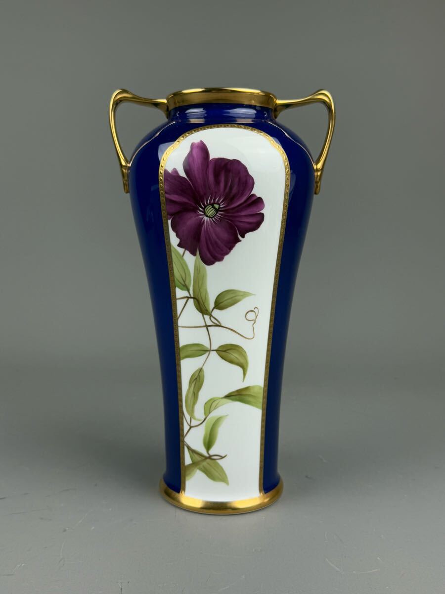 Noritake ノリタケ 耳付花瓶 金彩 オールドノリタケ 飾花瓶 Noritake ノリタケ 耳付花瓶 金彩 オールドノリタケ 飾花瓶