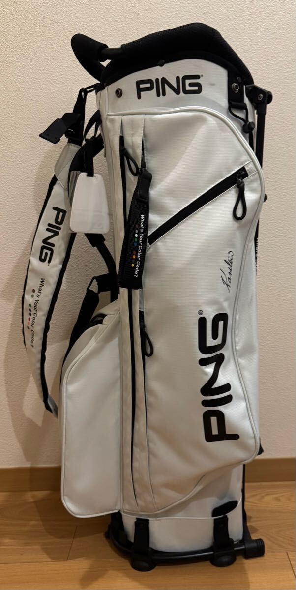 PING ピン スタンド キャディバッグ 白(キャディバッグ)|売買 PING ピン スタンド キャディバッグ 白(キャディバッグ)|売買
