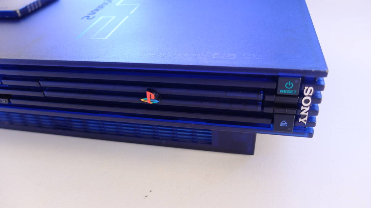 PS2本体セット SCPH-50000 ミッドナイトブルー 電源コード/AV