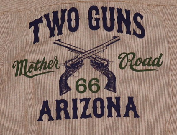 SS65マックヒル McHILLトーイズ マッコイTOYS McCOY古着ワークシャツ半袖シャツ日本製ルート66パッチ付きチェックシャツ15ボックスシャツ_画像1