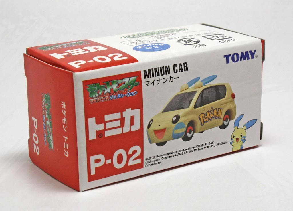 Tomica P-02 POKEMON MINUN CAR minor n машина Tomica P-02 POKEMON MINUN CAR minor n машина
