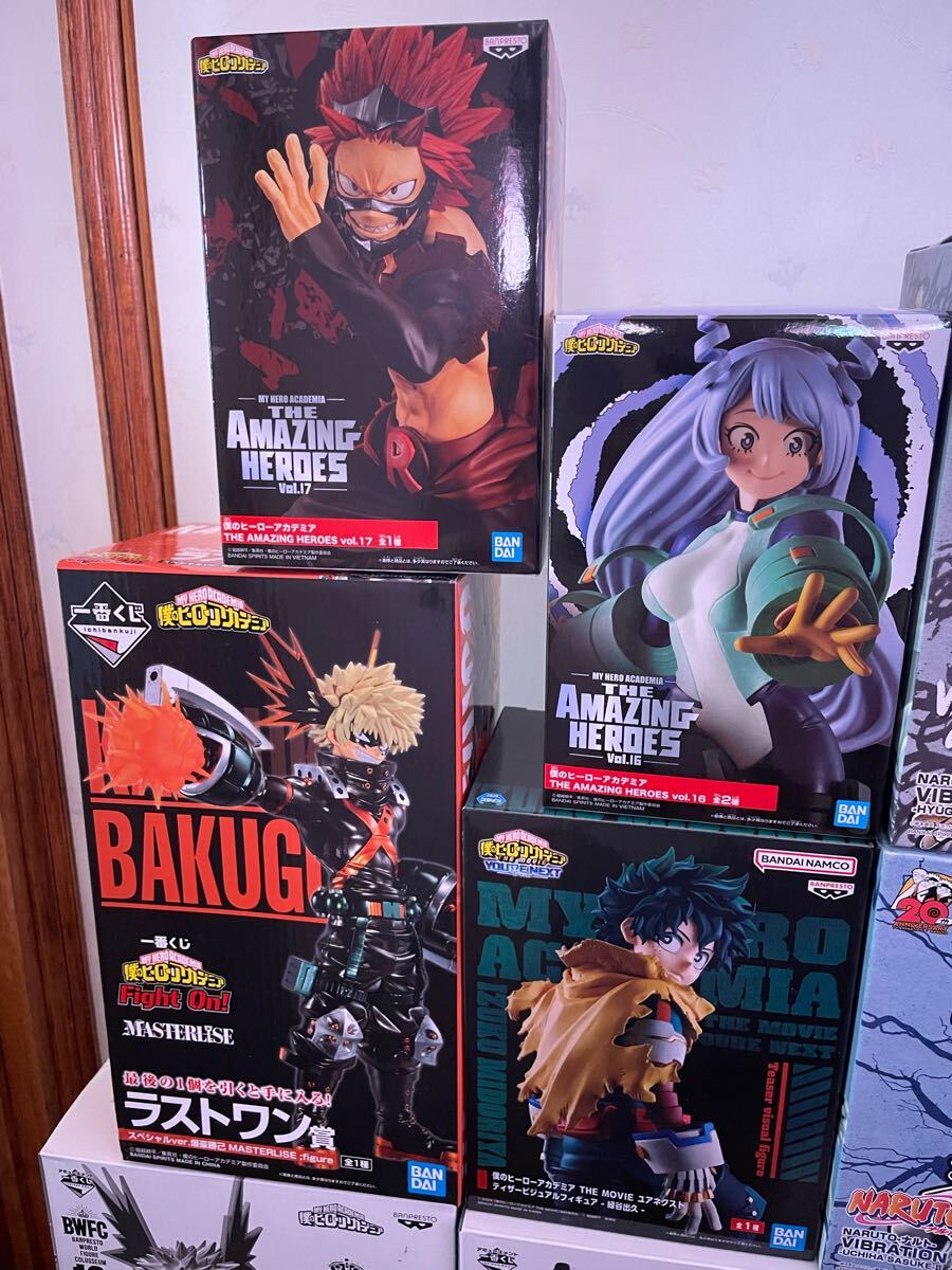 ワンピース ルフィ エース ナルト　ヒロアカフィギュア16点セット ワンピース ナルト ヒロアカフィギュア16点セット