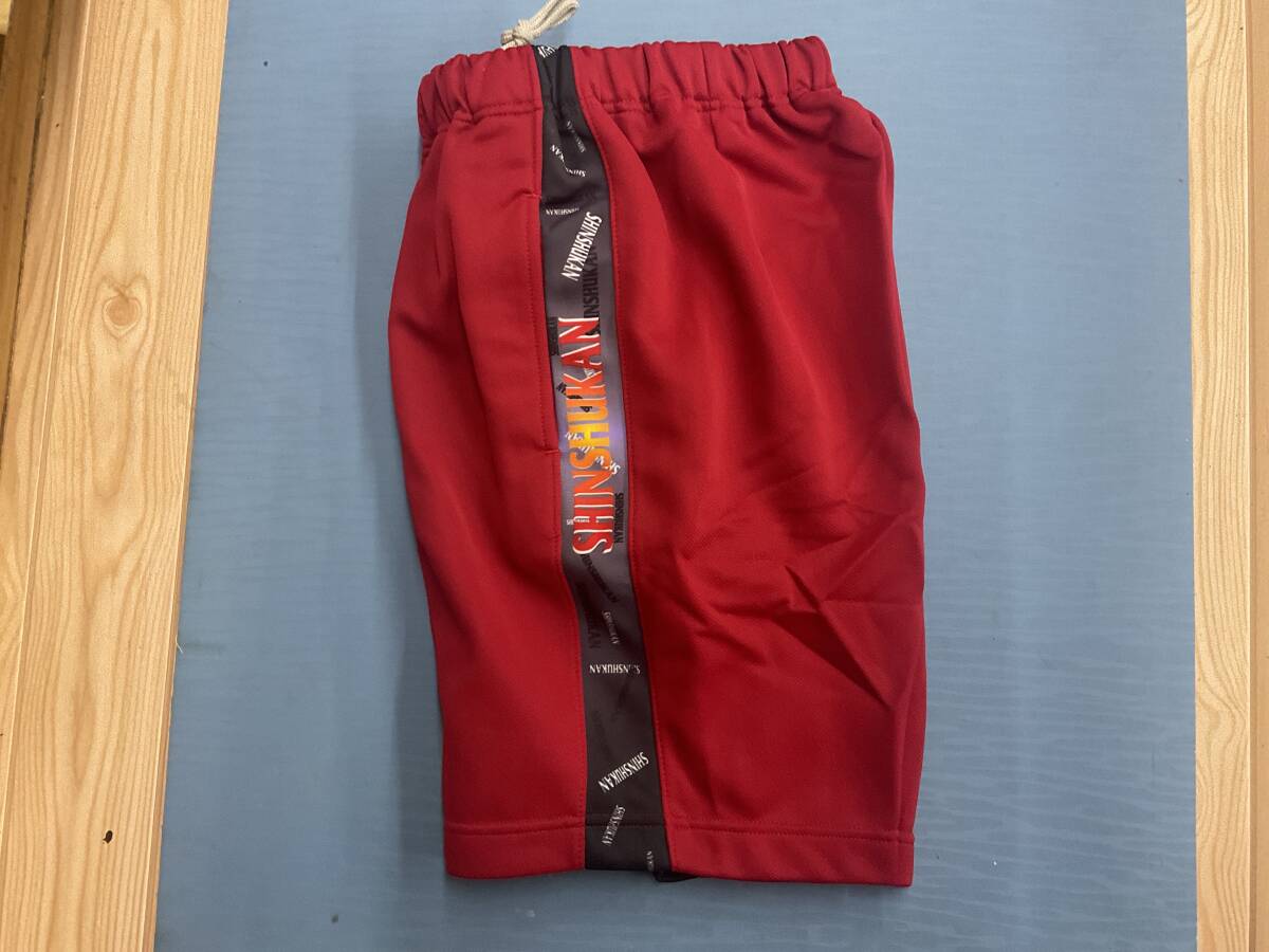 3L ダービースター 體操著 體操服 短パン 進(jìn)修館 特大 赤色 バージョン 現(xiàn)品限り 送料無(wú)料 即決 早い者勝ち