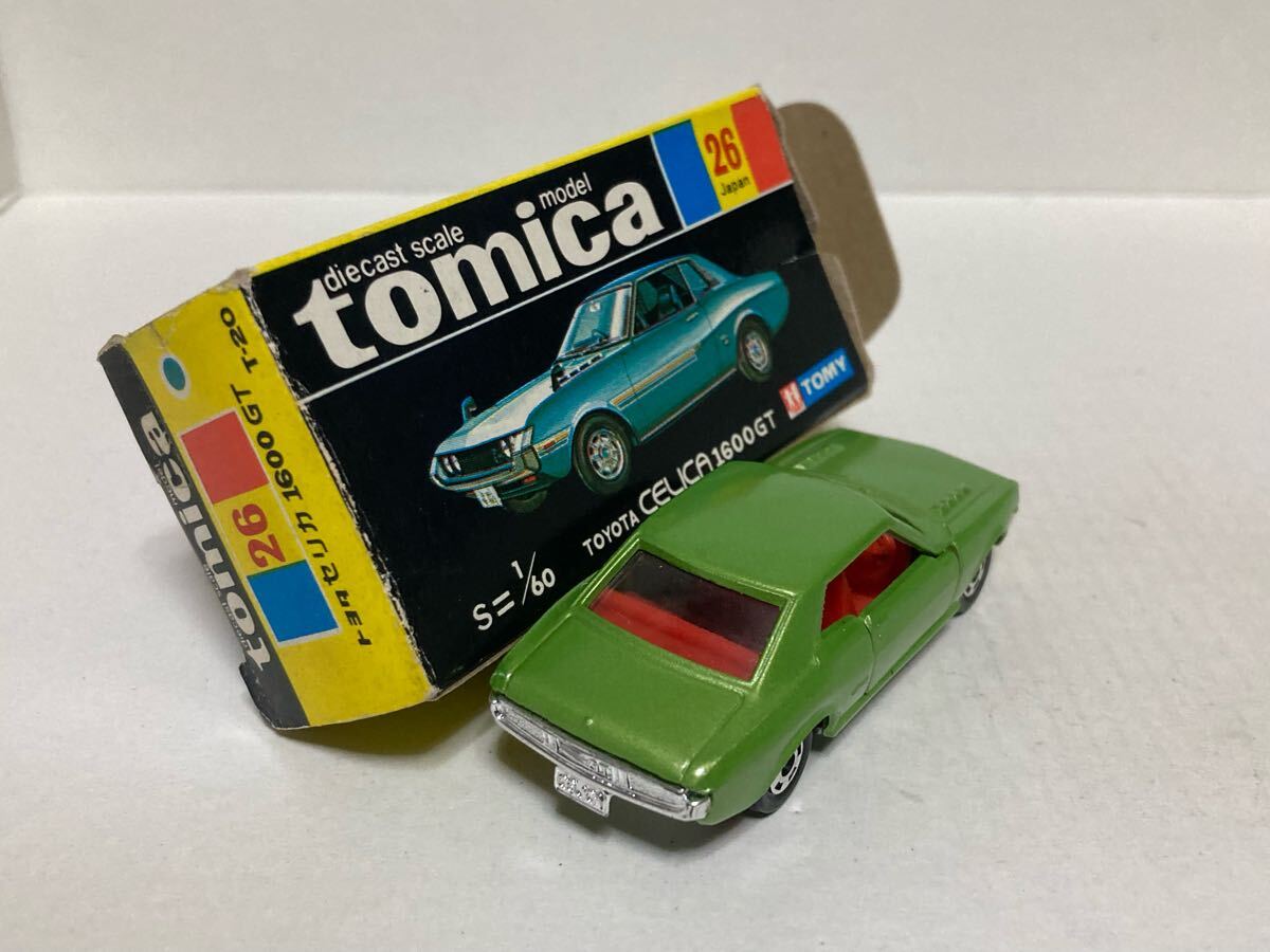 セリカ1600GT トヨタ CELICA 本体より古い?黒箱折れ擦れ傷み有 セリカ1600GT トヨタ CELICA 本体より古い?黒箱折れ擦れ傷み有