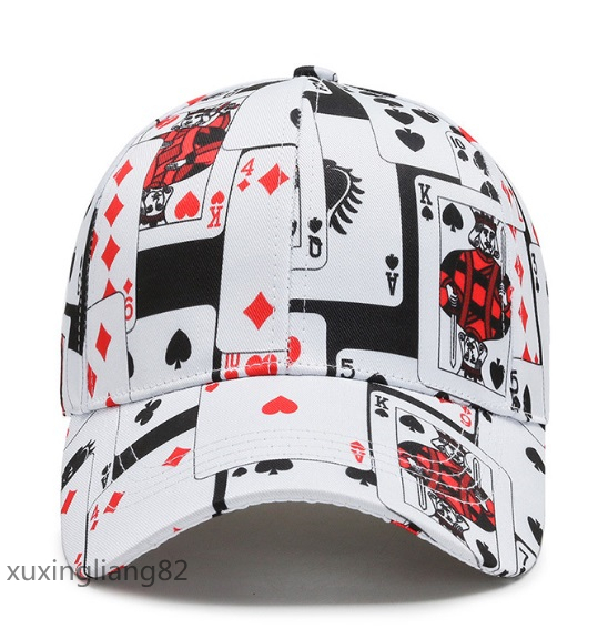 野球帽 新販売 メンズ プリント hiphop風(fēng) 帽子 アウトドア 男女兼用 運(yùn)動(dòng) 紫外線対策 サイズ調(diào)節(jié)可 通気性 白