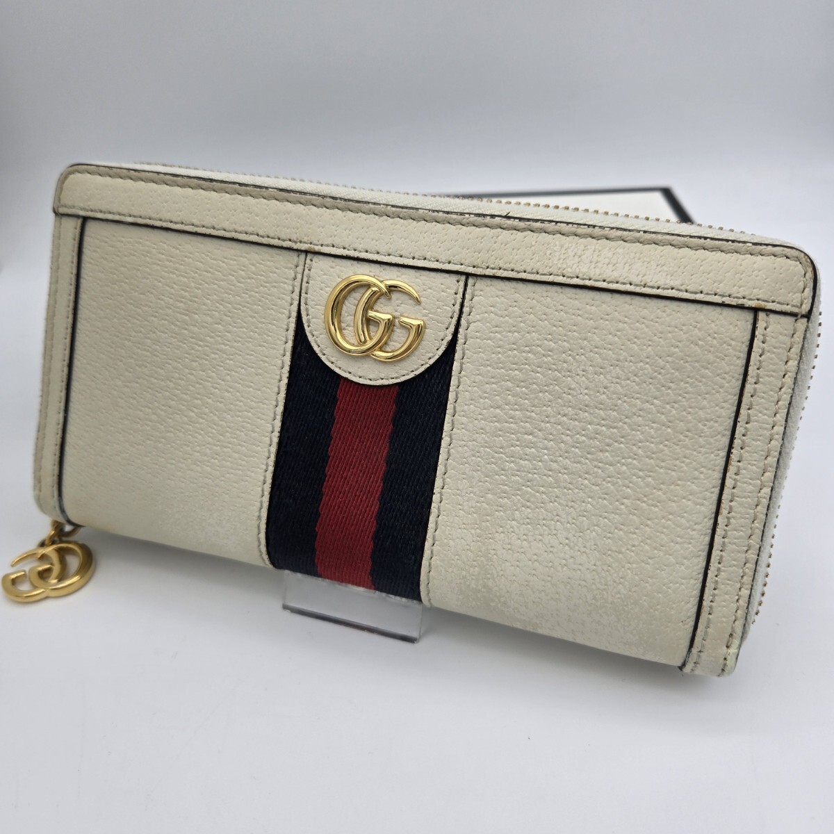 箱付き GUCCI グッチ ラウンドファスナー 長財布 財布 GG 箱付き GUCCI グッチ ラウンドファスナー 長財布 財布 GG
