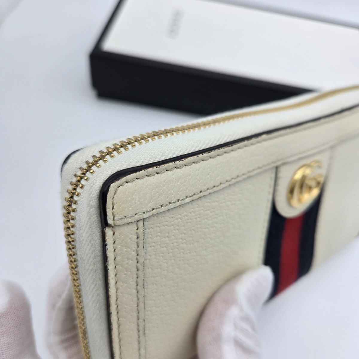 箱付き GUCCI グッチ ラウンドファスナー 長財布 財布 GG 箱付き GUCCI グッチ ラウンドファスナー 長財布 財布 GG