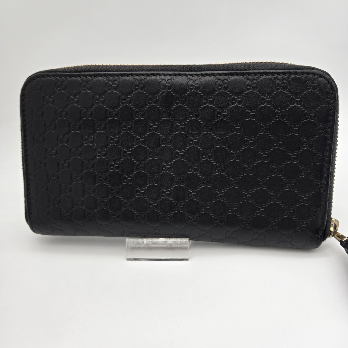 GUCCI グッチ ラウンドファスナー 長財布 財布 マイクロシマ GUCCI グッチ ラウンドファスナー 長財布 財布 マイクロシマ