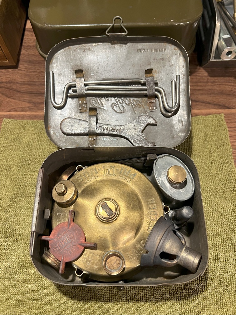 プリムス PRIMUS No.96【1923年製造】灯油ストーブ本体 + 収納 プリムス PRIMUS No.96【1923年製造】灯油ストーブ本体 + 収納