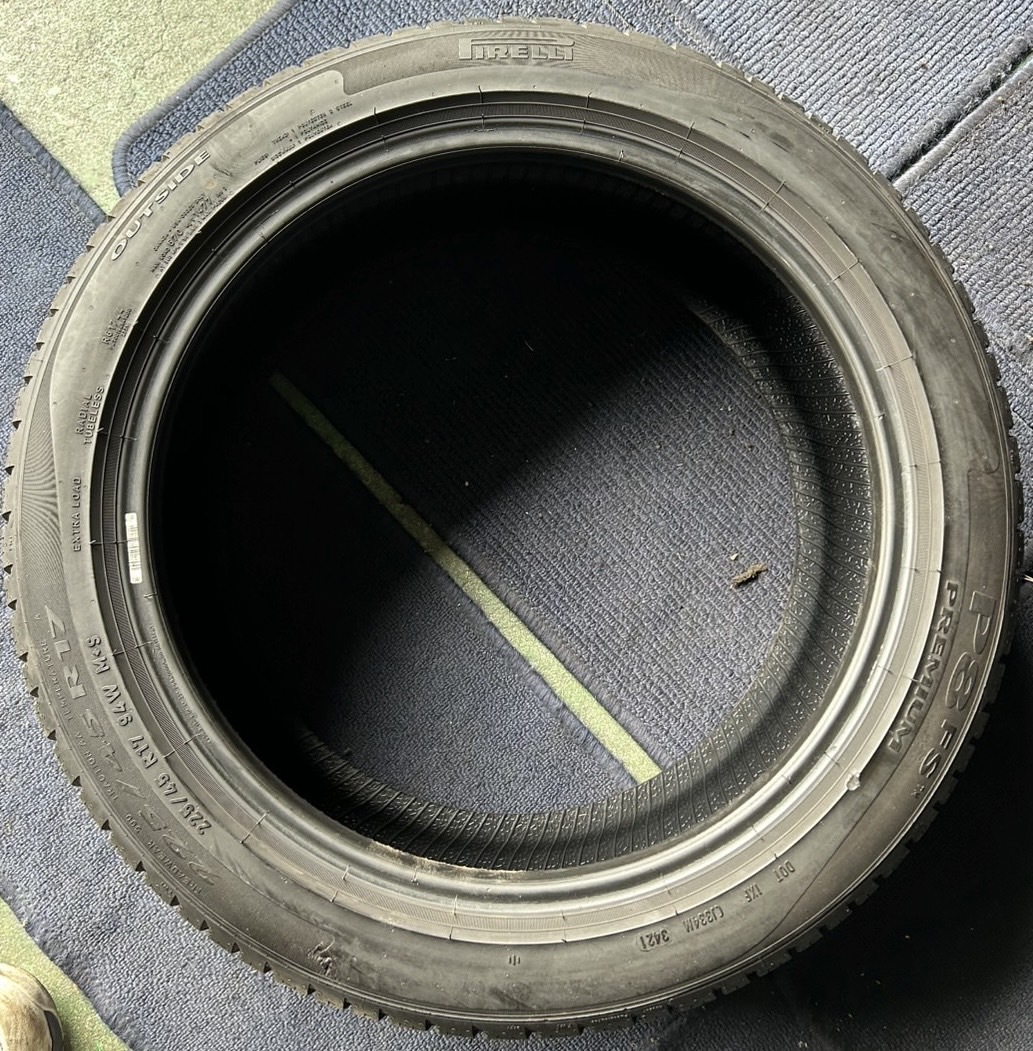 ☆送料無料☆【2021年製造】【溝7~8.5分山】PIRELLI P8 FS PREMIUM 4本 225/45R17 ASP2814_画像4