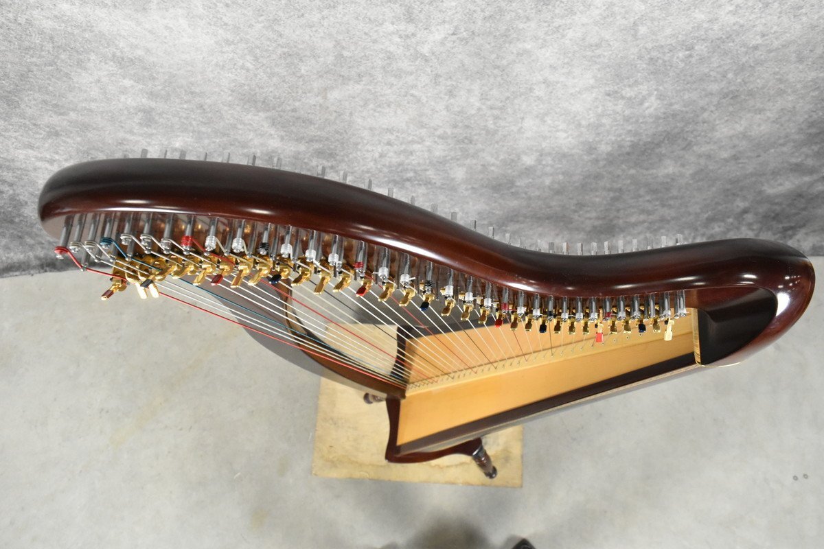 C】AOYAMA HARP 130DB アイリッシュハープ 青山ハープ 34弦 C】AOYAMA HARP 130DB アイリッシュハープ 青山ハープ 34弦