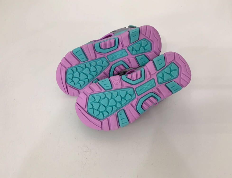 新品■khombu 女の子 キッズサンダル★パープル 18cm_画像5