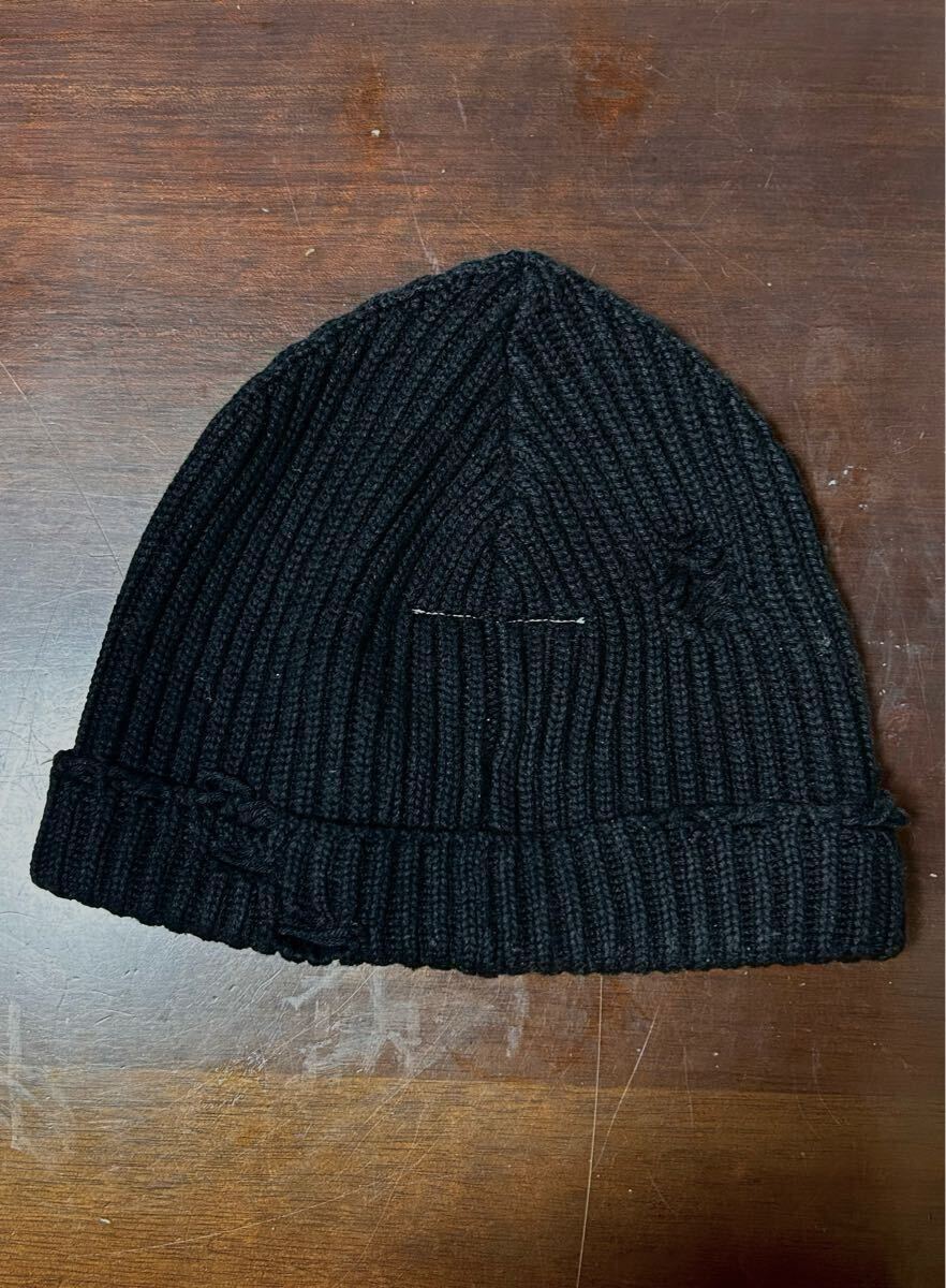 MM6 Maison Margiela メゾン マルジェラ ニットキャップ 黒 MM6 Maison Margiela メゾン マルジェラ ニットキャップ 黒