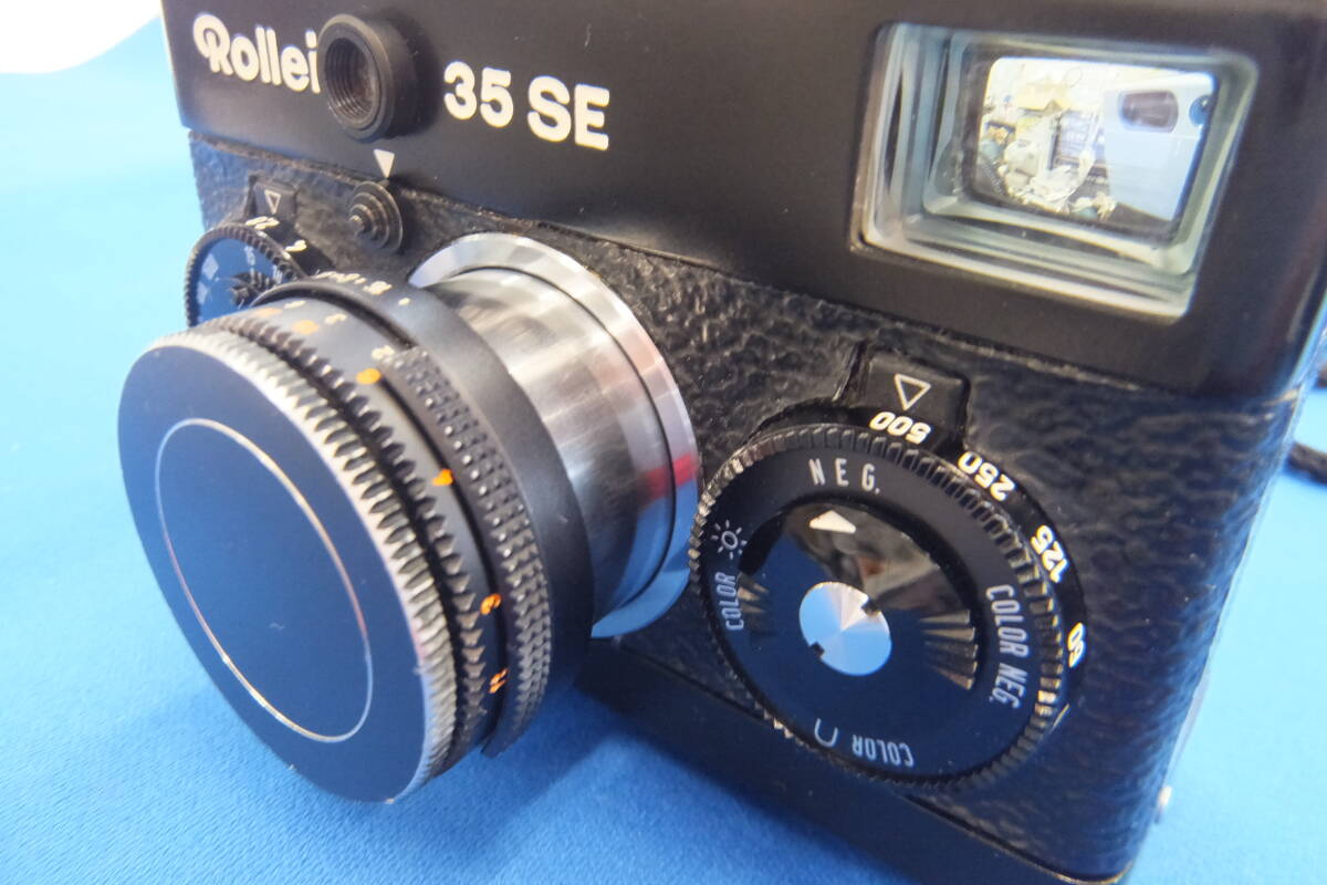 ★☆即決　RLLEI ローライ　コンパクトフィルムカメラ　35SE　フラッシュ 100XLC・ソフトケース付き　送料無料☆★_画像3
