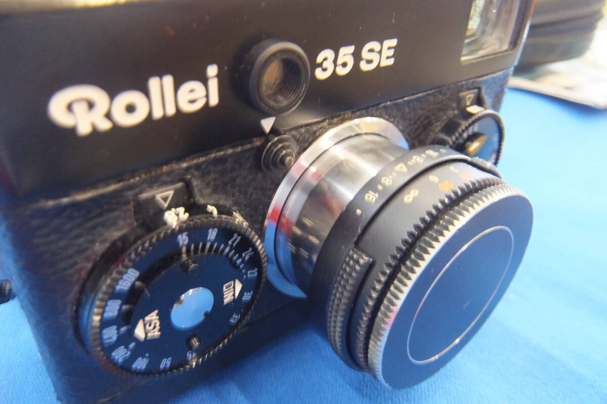 ★☆即決　RLLEI ローライ　コンパクトフィルムカメラ　35SE　フラッシュ 100XLC・ソフトケース付き　送料無料☆★_画像4