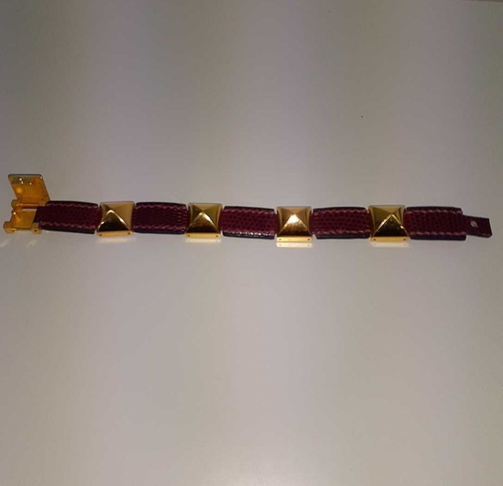 エルメス　HERMES　メドール　リザード　バングル　ブレスレット　美品　A刻_画像8