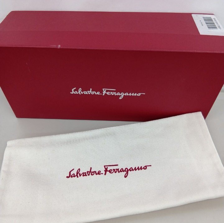 新品未使用 Salvatore Ferragamo サルヴァトーレフェラガモ SAVINA リボン フラットシューズ バレエシューズ ピンク サイズ4 1/2