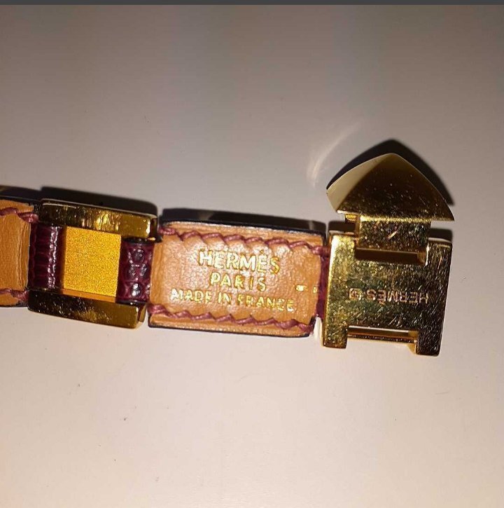 エルメス　HERMES　メドール　リザード　バングル　ブレスレット　美品　A刻_画像9