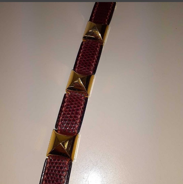 エルメス　HERMES　メドール　リザード　バングル　ブレスレット　美品　A刻_画像5