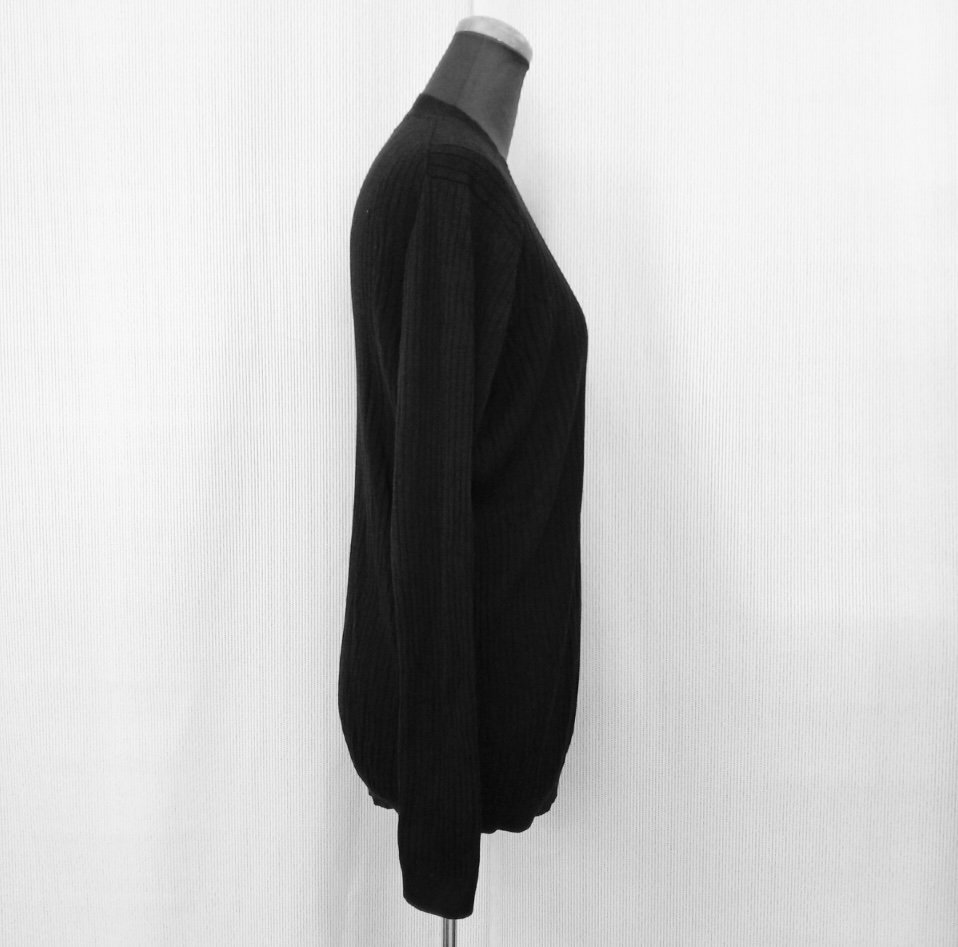  прекрасный товар +J Uniqlo × Jil Sander сотрудничество шелк . ребра вязаный свитер L размер плюс J UNIQLO JIL SANDER cut and sewn tops 