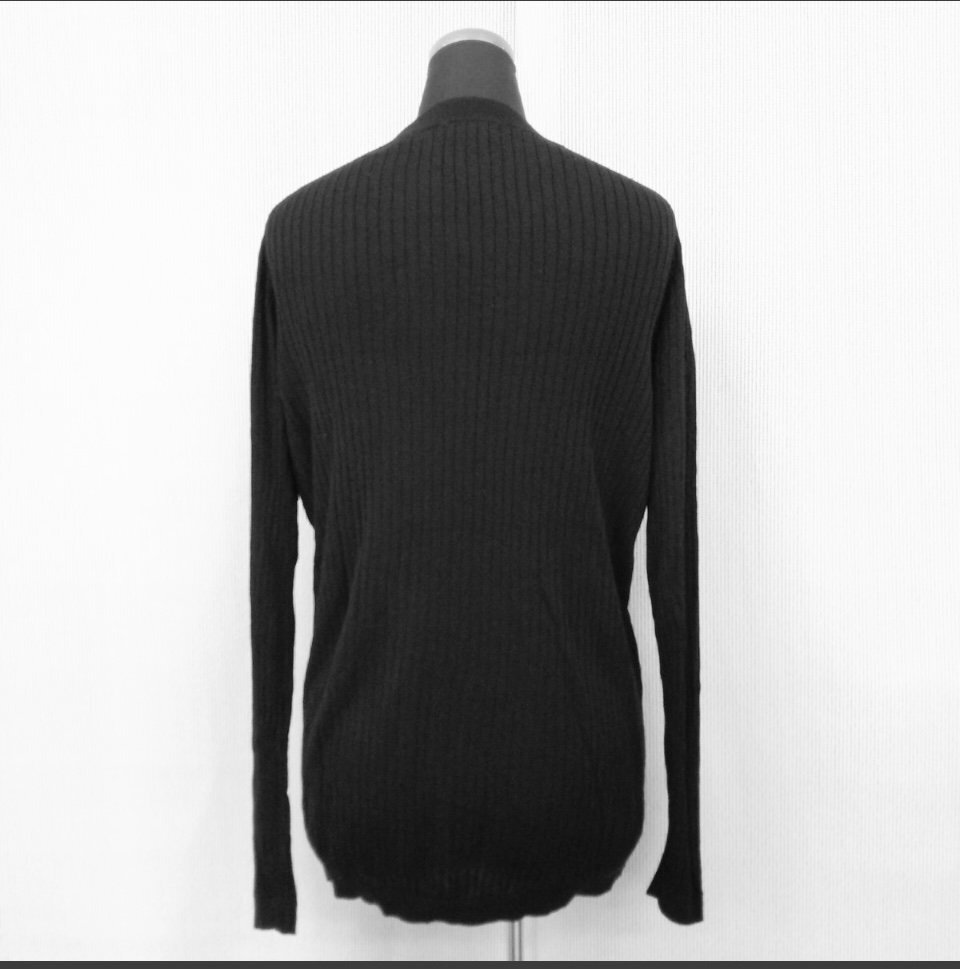  прекрасный товар +J Uniqlo × Jil Sander сотрудничество шелк . ребра вязаный свитер L размер плюс J UNIQLO JIL SANDER cut and sewn tops 