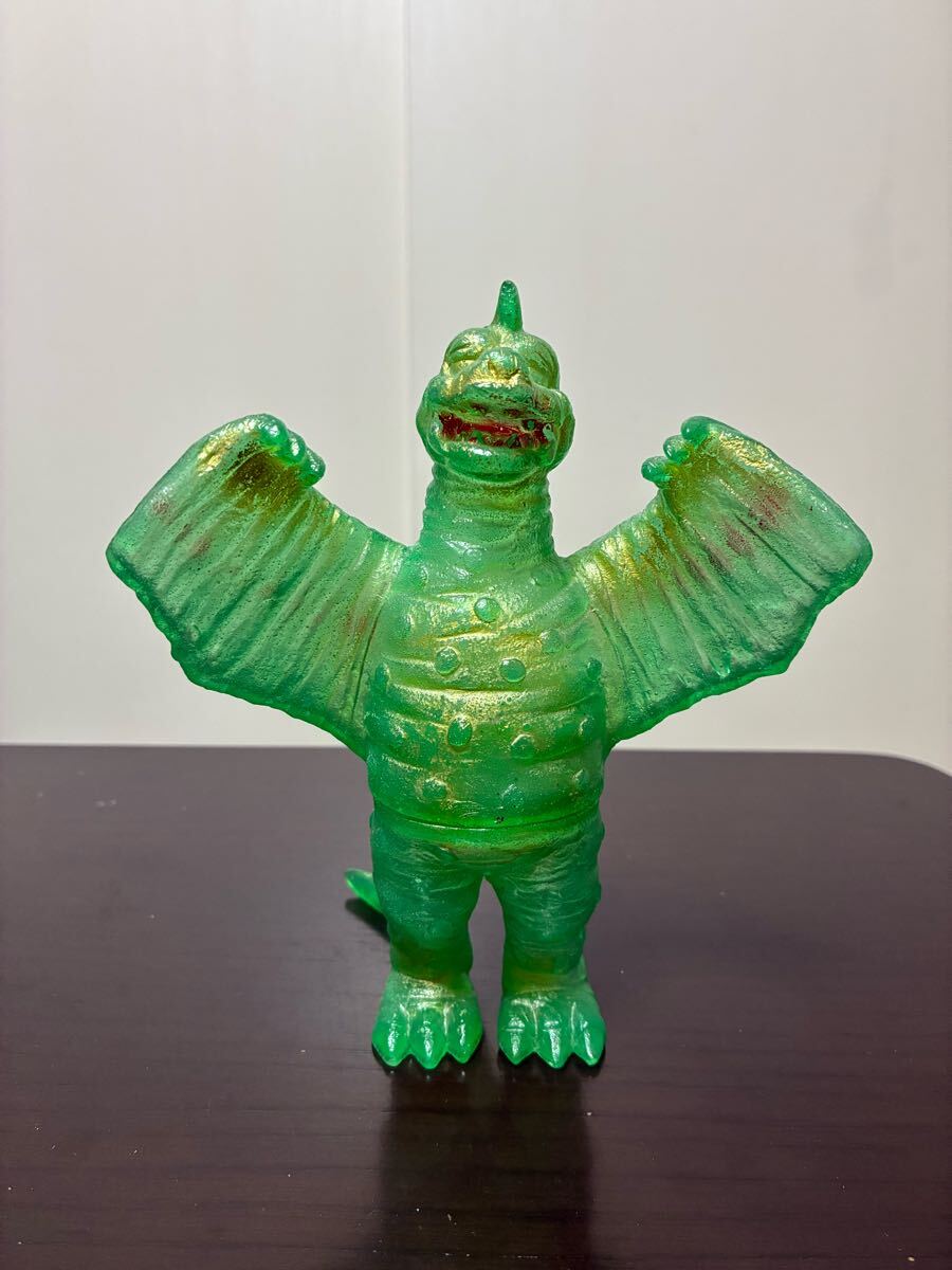 【セール 登場から人気沸騰】 珍色 キングザウルス ペギラ グリーン ポピー ロッテ 懸賞品 ソフビ