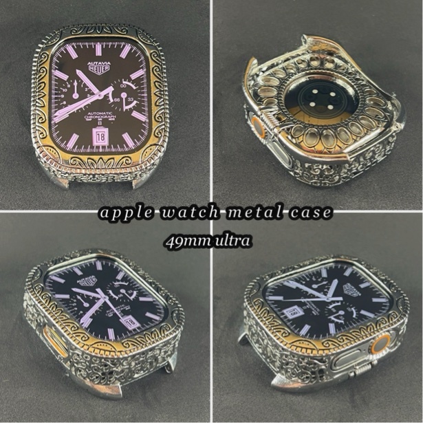 49mm 49ミリ ウルトラ アップルウォッチ メタル ケース 金属製 カバー ultra AppleWatch_画像2