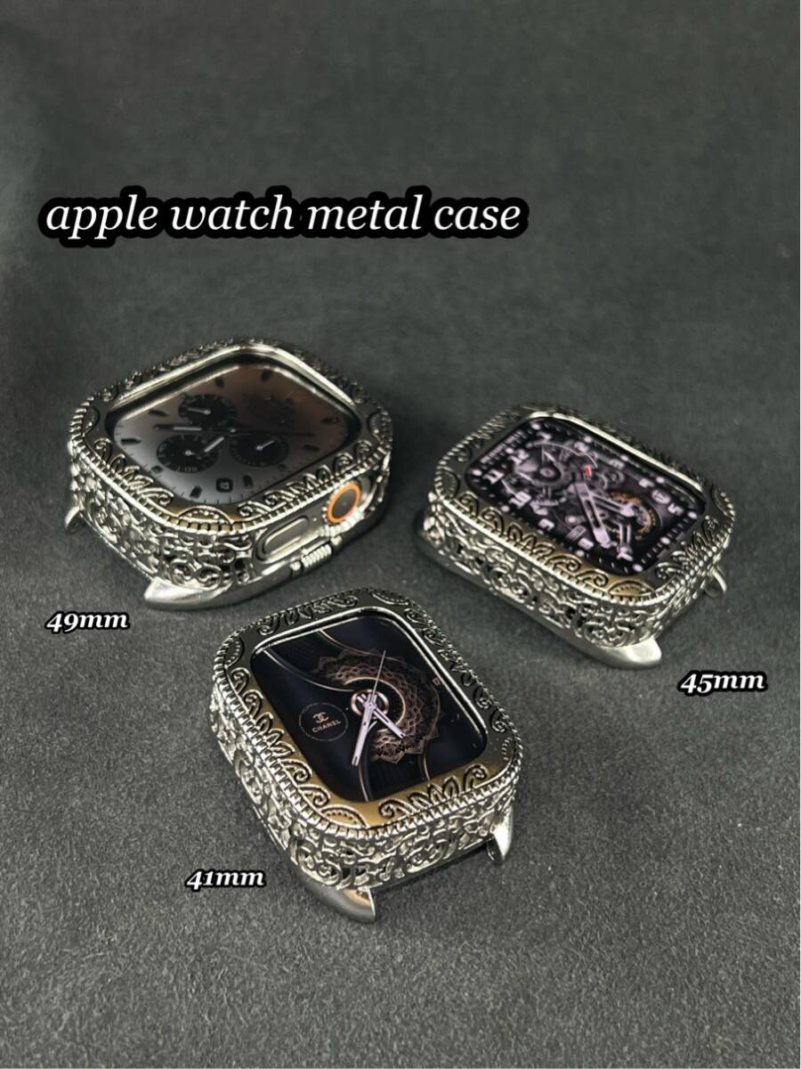 49mm 49ミリ ウルトラ アップルウォッチ メタル ケース 金属製 カバー ultra AppleWatch_画像3
