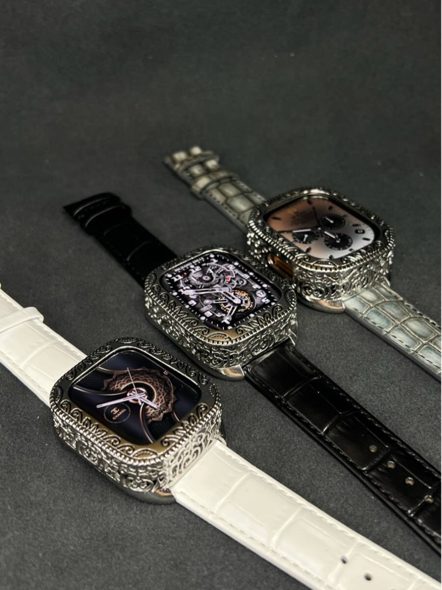 49mm 49ミリ ウルトラ アップルウォッチ メタル ケース 金属製 カバー ultra AppleWatch_画像4