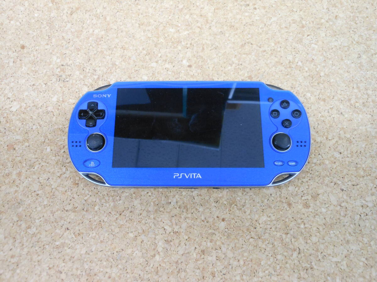 新しいスタイル 中古□SONY ソニー PCH-1000 サファイアブルー 本体 vita PS PS Vita本体