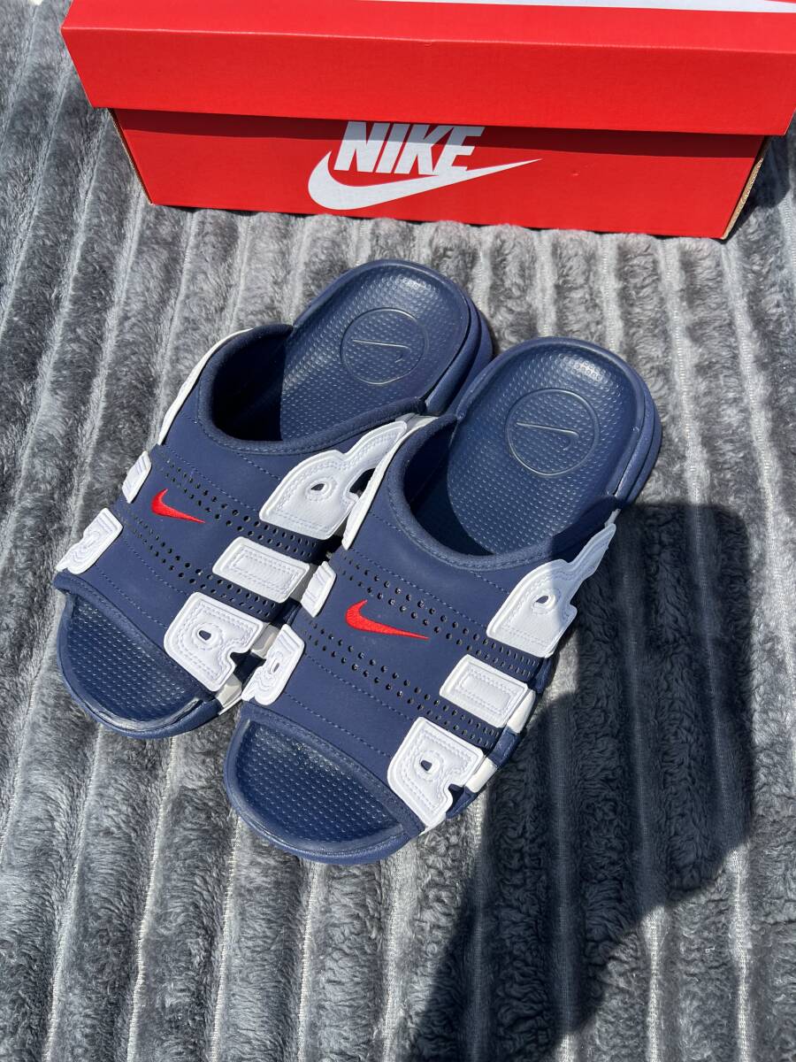 ナイキ NIKE エアモアアップテンポ スライド サンダル 26cm(26.0 ナイキ NIKE エアモアアップテンポ スライド サンダル 26cm(26.0