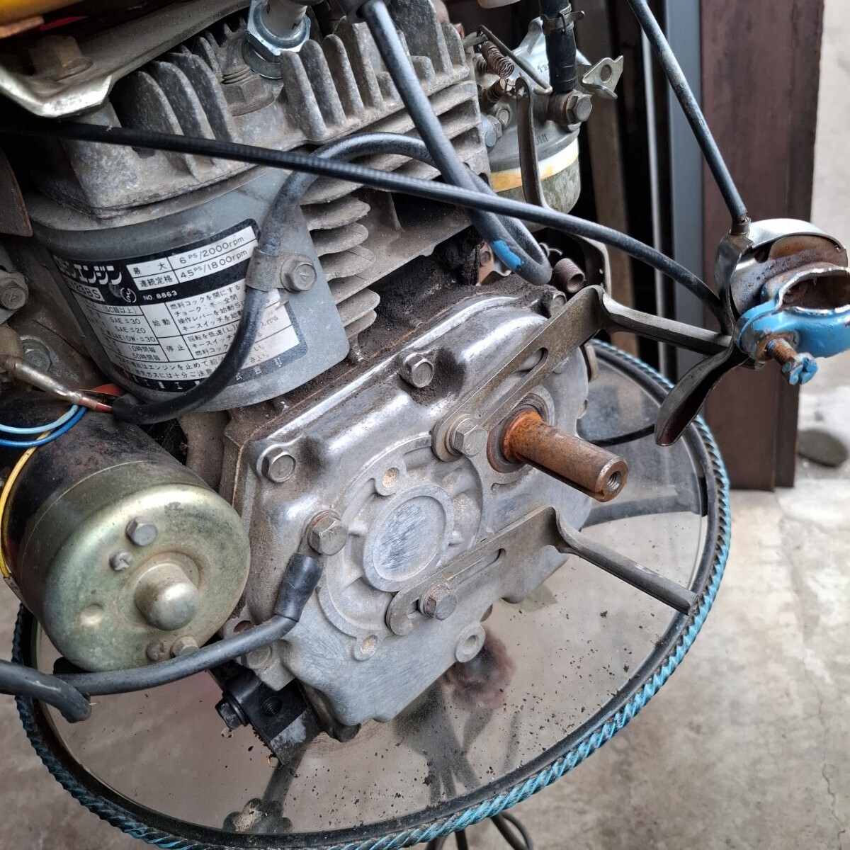 セル付き ガソリンエンジン ロビン EY23BS 6馬力 発動機 反時計 セル付き ガソリンエンジン ロビン EY23BS 6馬力 発動機 反時計