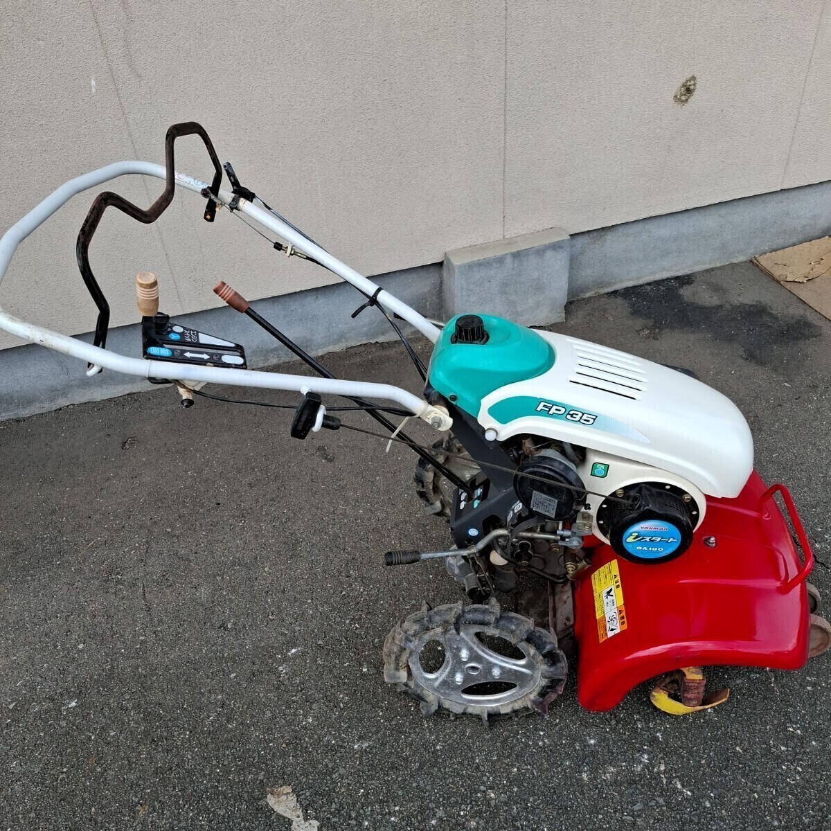 山形 ヤンマー 耕運機 フロントポチ FP35 iスタート 動作品 ナタ 山形 ヤンマー 耕運機 フロントポチ FP35 iスタート 動作品 ナタ