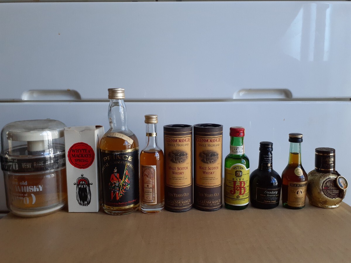 古酒 ウイスキー ブランデーコニャック ミニボトル9本サントリー 古酒 ウイスキー ブランデーコニャック ミニボトル9本サントリー