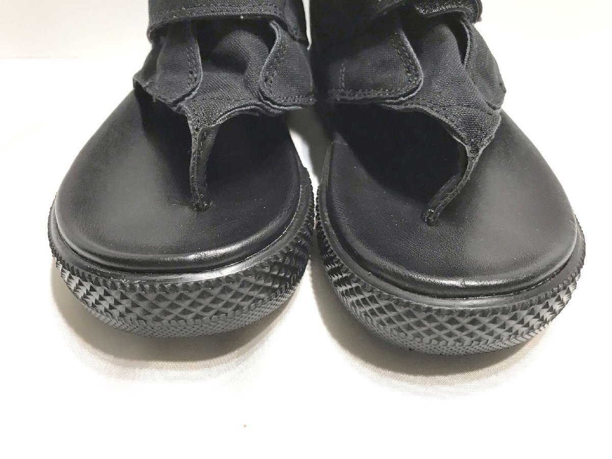 ■【YS-1】 コンバース CONVERSE サンダル ■ オールスター ライト トング V-1 HI 23cm ブラック 黒系 【同梱可能商品】■D
