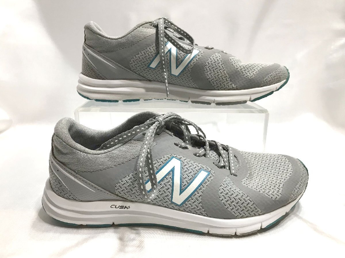 #[YS-1] New balance New Balance спортивные туфли # 635 бег обувь 23.5cm # серый серый серия [ включение в покупку возможность товар ]#D