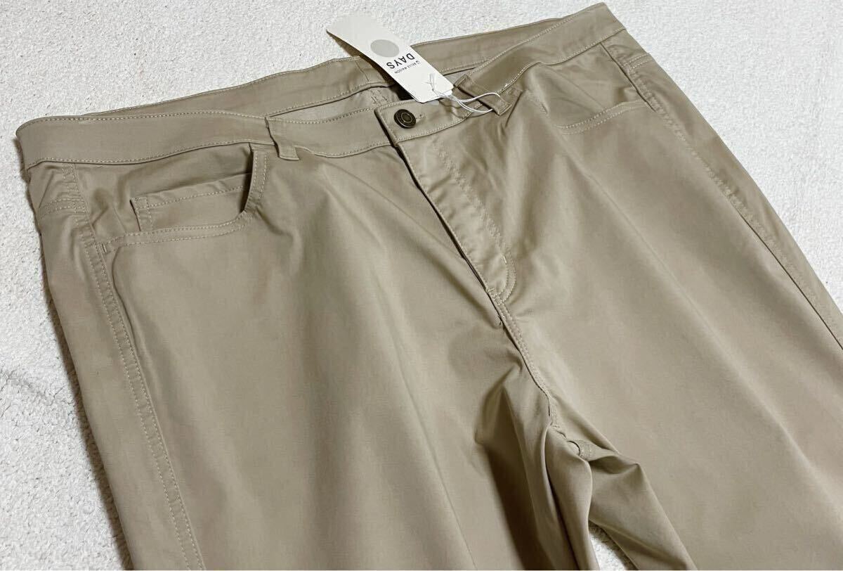 ◇新品W84◇*爽やかツイルコットン＊ストレッチパンツ＊大きいサイズ*
