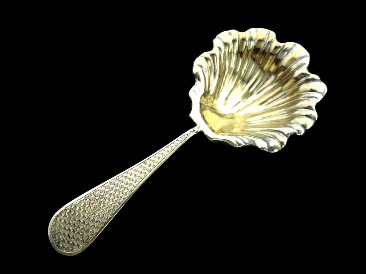 ピュイフォルカ シルバーティーキャディースプーン PUIFORCAT 純銀_画像2