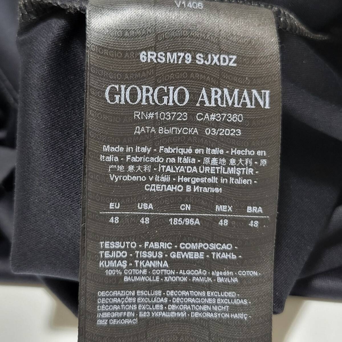 11 5万 新品本物 ジョルジオ アルマーニ GIORGIO ARMANI【立体感 11 5万 新品本物 ジョルジオ アルマーニ GIORGIO ARMANI【立体感