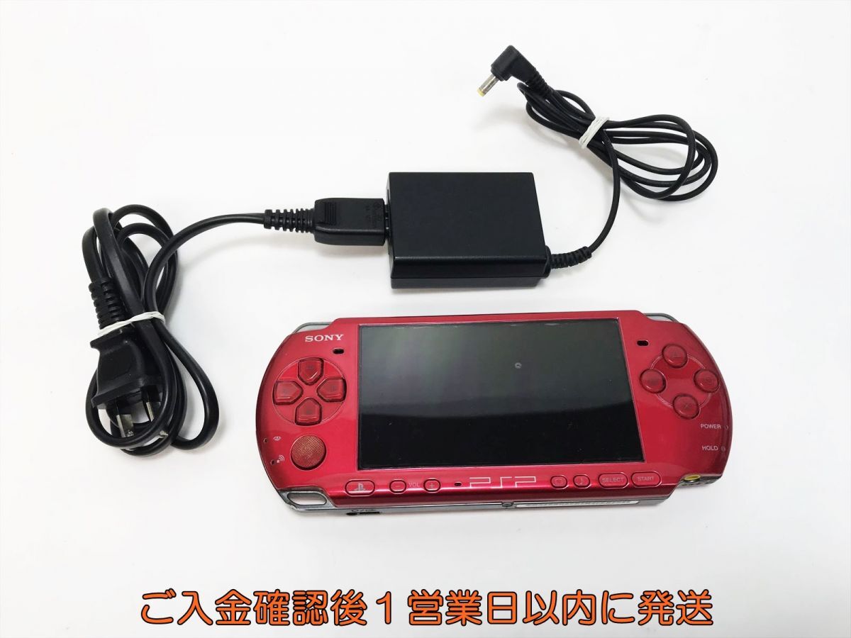 1円】SONY PlayStation Portable PSP-3000 本体 レッド 未検品 1円】SONY PlayStation Portable PSP-3000 本体 レッド 未検品