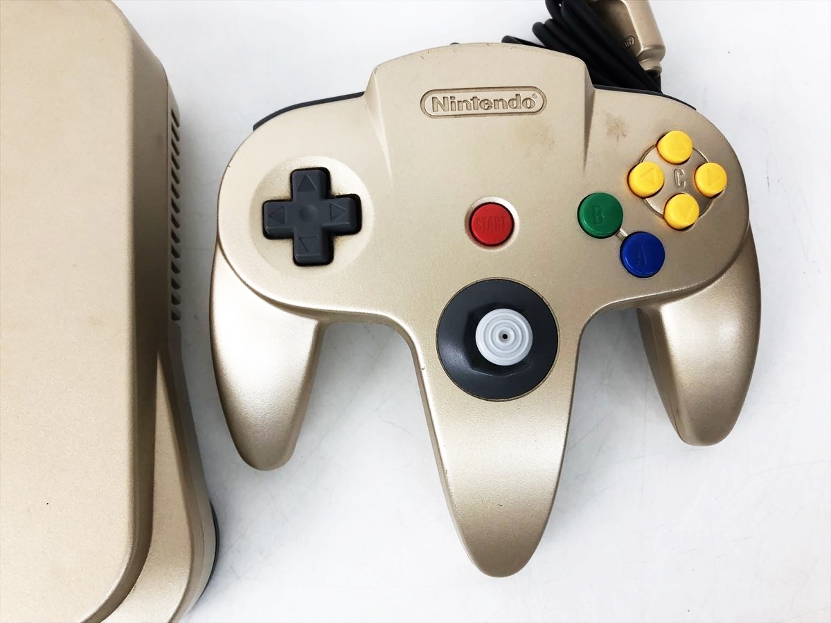 1円】任天堂 ニンテンドーロクヨン 本体 セット ゴールド 金 N64 1円】任天堂 ニンテンドーロクヨン 本体 セット ゴールド 金 N64