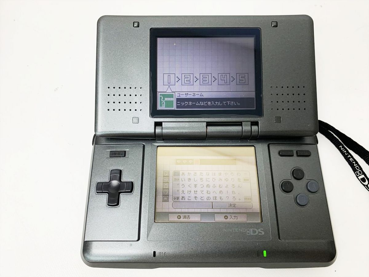 1円】初代 ニンテンドーDS 本体 セット グラファイトブラック