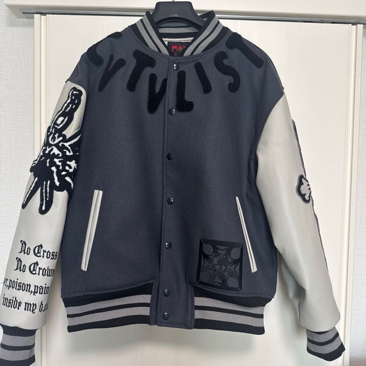 CTLS | BACK CROSSES UNIVERSITY JACKET '25 CVTVLIST サイズ1 カタリスト スタジャン 中古美品_画像1