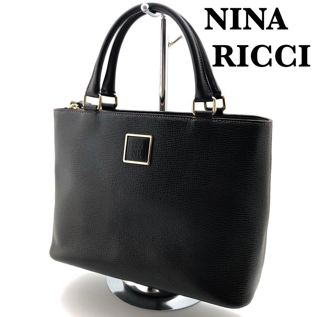 美品 NINA RICCI ニナリッチ ハンドバッグ トートバッグ レザー 美品 NINA RICCI ニナリッチ ハンドバッグ トートバッグ レザー